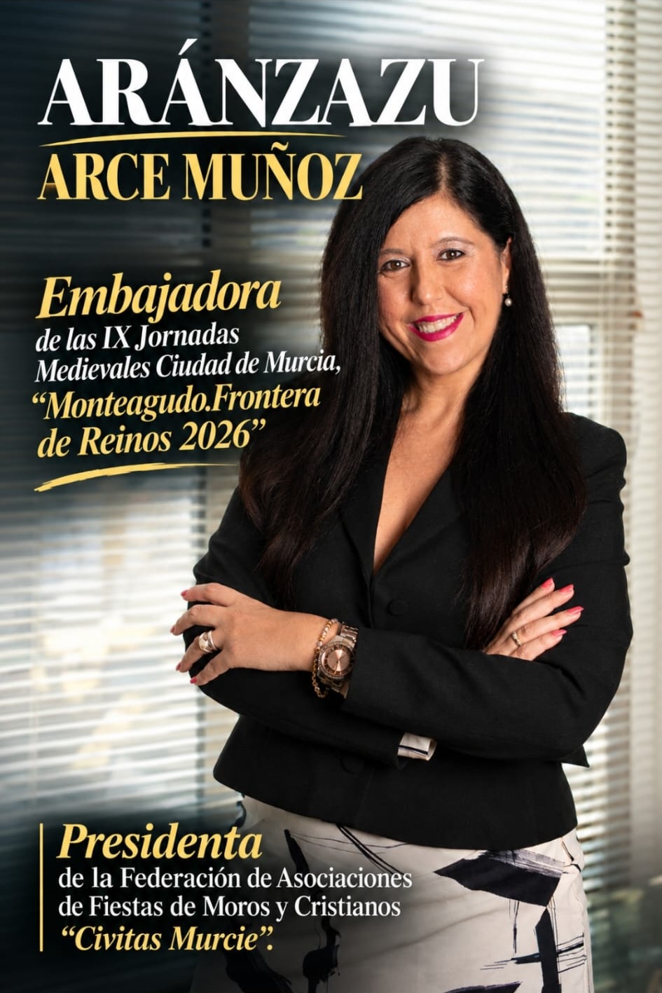 Cartel de la distinción Embajadora 2026