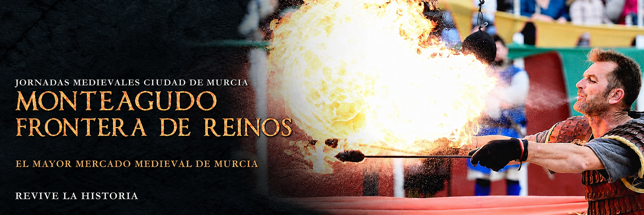 Cartel principal de Monteagudo Frontera de Reinos